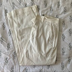 Bone Everlane Wide Leg Crop Pants